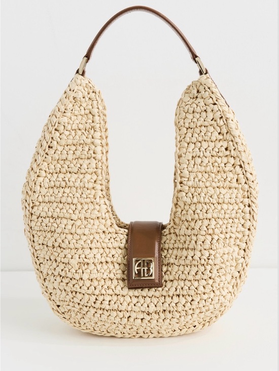 ANINE BING Handbags - ANINE BING women's lou bag in natural with cognac